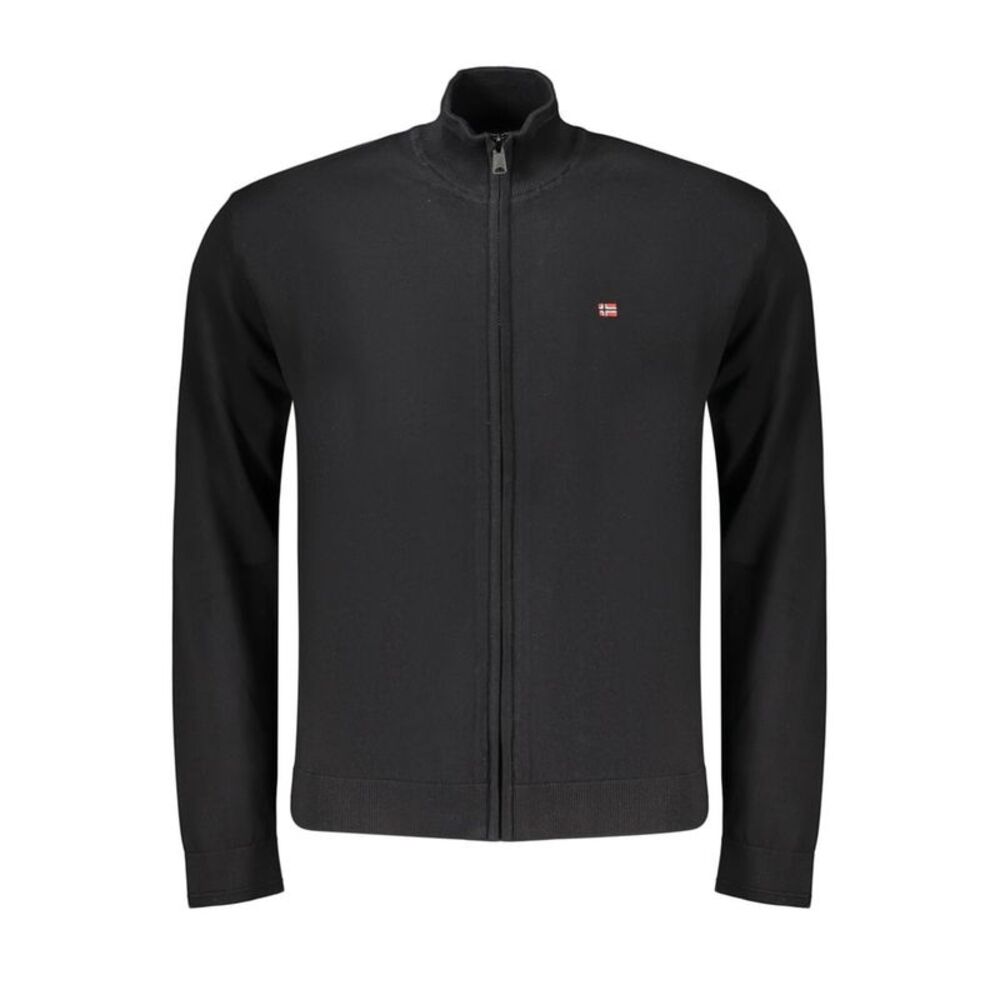 Napapijri Black Cotton Men's Men's Sweater